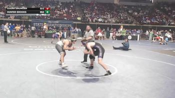 D 1 190 lbs Cons. Round 1 - Hunter Brooks, Walker vs Logan Snowden, Dutchtown