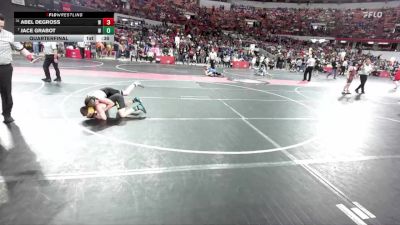 120 lbs Quarterfinal - Jace Grabot, B.A.M Training Center vs Abel DeGross, Spring Valley / Elmwood