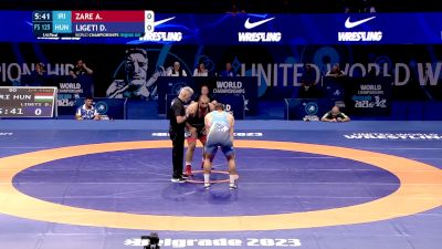 125 kg 1/4 Final - Amir Hossein Abbas Zare, Iran vs Daniel Ligeti, Hungary