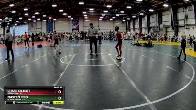 76 lbs Rd# 5- 3:45pm Friday Final Pool - Masten Felix, Rough House vs Chase Gilbert, Rebellion