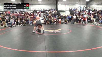 285 lbs Cons. Round 2 - Atticus Breault, Erie vs Colter Tolstedt, Alliance