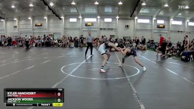 113 lbs Round 5 (6 Team) - Kyler Hanchosky, Ohio Titan vs Jackson Woods, Noke RTC