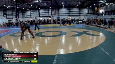 190 lbs Semifinal - Hunter Pugh, Great Neck Wrestling Club vs Caleb Patterson, Heavy Hitting Hammers