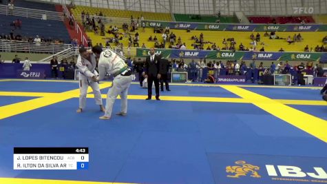 JOEL LOPES BITENCOURT vs RENATO ILTON DA SILVA ARAGÃO 2023 Brasileiro Jiu-Jitsu IBJJF