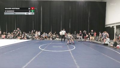 92 lbs Round 4 (6 Team) - Walker Hoffman, Steller Trained Embo vs JJ Haddock, Dirty Jersey