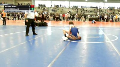 113 lbs Consi Of 64 #2 - Archer Hicks, AK vs Aiden Rohrbach, OH