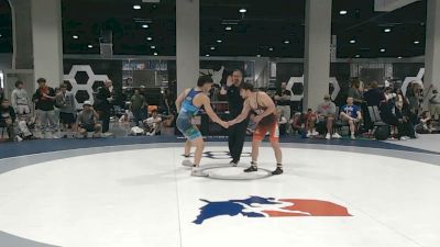 60 kg Quarters - Stockton Allen, Mustang Wrestling Club vs Max Francisco, Anchorage Youth Wrestling Academy