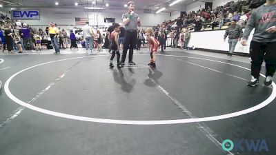 46 lbs Final - Maculey Andrews, Quezada Wrestling Academy vs Kingston Warrior, Wagoner Takedown Club