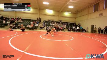 70-73 lbs Final - Lincoln Sanders, Sallisaw Takedown Club vs Avie Lamp, Brushy Wrestling Club