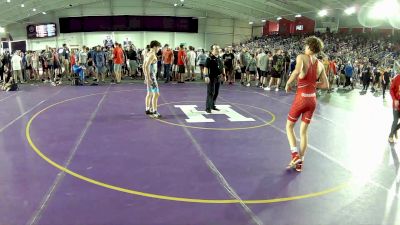 126 lbs Cons. Semis - Jaxon Durbrow, Wrestling University vs Murphy Rousse, Michigan Premier WC