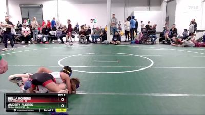 85 lbs Round 1 (6 Team) - Audery Flores, So Cal Hammers vs Bella Rogers, Mat Assassins