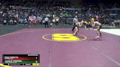 103 lbs Quarterfinal - Cole Forsyth, Stampede WC vs Charlie Connors, Alber Athletics WC