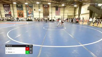 85 lbs Rr Rnd 2 - AJ Ayers, Patriot USA Wrestling Club vs Zach Rehak, Micky's Maniacs Blue