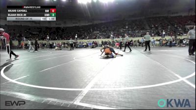 140 lbs Round Of 16 - Julius Caygill, Raw Wrestling Club vs Elijah Rice Jr, Cowboy Wrestling Club