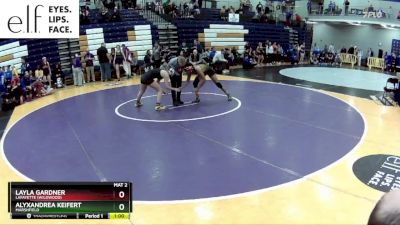 130 lbs. Cons. Round 5 - Layla Gardner, Lafayette (Wildwood) vs Alyxandrea Keifert, Marshfield