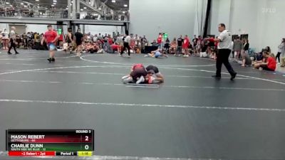 215 lbs Round 3 (8 Team) - Mason Rebert, Gettysburg vs Charlie Dunn, South Side WC Blue