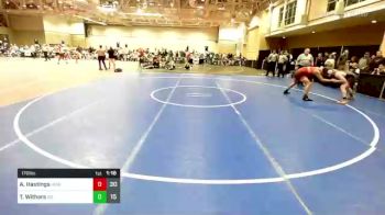 170 lbs Rr Rnd 1 - Adin Hastings, Hillbilly Hammers vs Tyler Withers, Gettysburg