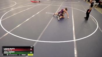 135 lbs Round 1 (4 Team) - Ezra Kerber, Waconia vs Logan Busta, Prior Lake