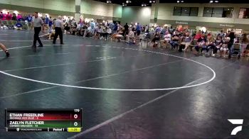 170 lbs Round 5 (6 Team) - Zaelyn Fletcher, Camden Greasers vs Ethan Freedline, Michiana Vice-Blue