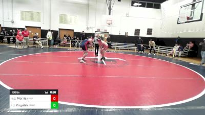 190 lbs Consi Of 8 #2 - John Morris, Fairfield Prep vs Jake Virgulak, Brien McMahon