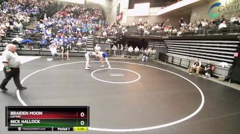 285 lbs Quarterfinal - Nick Hallock, Bingham vs Braiden Moon, Layton