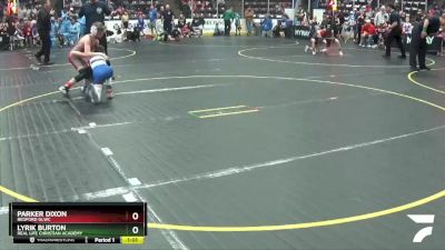 75 lbs Champ. Round 1 - Parker Dixon, Bedford GLWC vs Lyrik Burton, Real Life Christian Academy