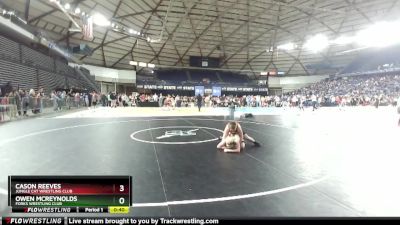 120 lbs 3rd Place Match - Owen McReynolds, Forks Wrestling Club vs Cason Reeves, Jungle Cat Wrestling Club