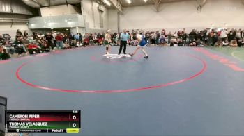 138 lbs Cons. Round 4 - Cameron Piper, Pueblo Central vs Thomas Velasquez, Pueblo County