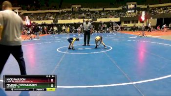 64 lbs Quarterfinal - Nick Paulson, Cavalier Wrestling Club vs Michael Franceschini, Smithfield