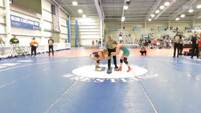 120 lbs Rr Rnd 3 - Hannah Dyckman, MetroWest United Pink - HSG vs Klaire Redwine, Athena Wrestling Pink - HSG