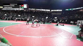 217 lbs Cons. Round 1 - Jackson Clapper, Unattached vs Aidan Wright, KEY1