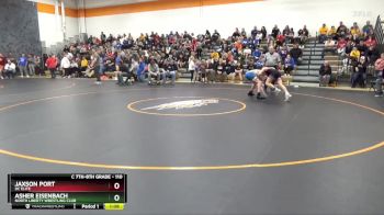 110 lbs Cons. Semi - Jaxson Port, DC Elite vs Asher Eisenbach, North Liberty Wrestling Club