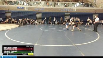 90 lbs Champ. Round 1 - Beaudi Shaffer, Othello Wrestling Club vs Ashton Fasano, Fighting Squirrels