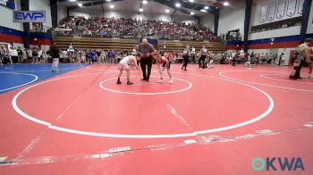 75 lbs Consi Of 4 - Braxton Lemmons, Barnsdall Youth Wrestling vs Tucker Novotny, Cowboy Wrestling Club