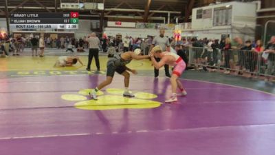 160 lbs Quarterfinal - Brady Little, Shore Thing vs Elijah Brown, KD Training Center