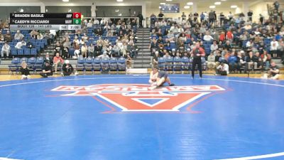 141 lbs Semifinal - Braden Basile, Army West Point vs Caedyn Ricciardi, Navy