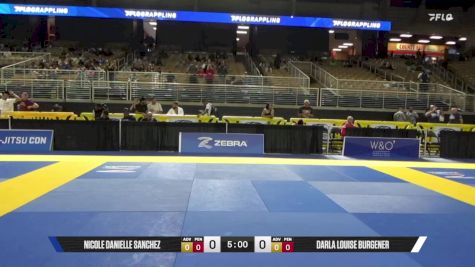 Darla Louise Burgener vs Nicole Danielle Sanchez 2025 Pan Jiu Jitsu IBJJF Championship