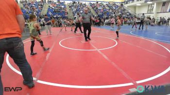 67 lbs Rr Rnd 3 - Van Robison, Bristow Elementary Wrestling Club vs Willie Lewis, Coweta Tiger Wrestling
