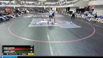 220 lbs Finals (8 Team) - Aaron Lepak, LaCrosse Aquinas vs Josh Hoffer, Washington