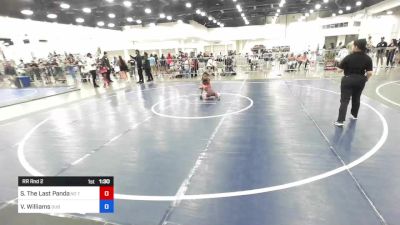 54 lbs Rr Rnd 2 - Sariah The Last Panda, No Team vs Violet Williams, DUB Wrestling