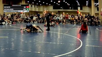 120 lbs Round 2 (6 Team) - Jin Saito, Spartan WC vs Jaylon Ward, North Shelby Regulators Blue