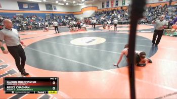 149 lbs Champ. Round 1 - Claude Buckmaster, Heidelberg University vs Reece Chagman, Mount St. Joseph University