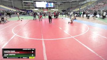 138 lbs Cons. Round 4 - Austin Paris, Champions Wrestling Club vs Zane Griffin, Iowa