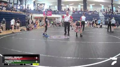 95 lbs Quarterfinals (8 Team) - PRESTON PATRICK, MF Savages vs Maxwell Bradley, Backyard Brawlers