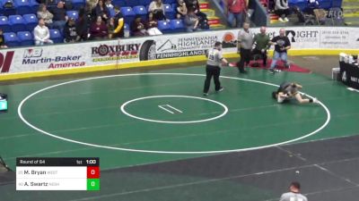 110 lbs Round Of 64 - Mason Bryan, West Allegheny vs Ac Swartz, Neshaminy