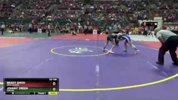 D2-106 lbs Cons. Round 3 - Brady Smith, West Holmes vs Johnny Green, Aurora