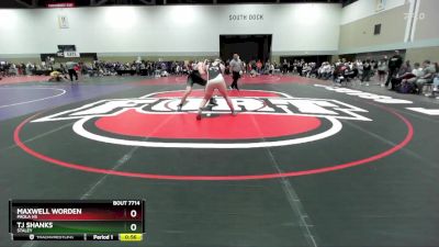 190C Semifinal - Tj Shanks, Staley vs Maxwell Worden, Paola HS