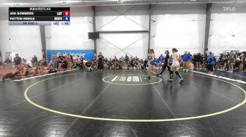 56 lbs Rr Rnd 5 - Ava Sommers, Lady Warriors United - W vs Payton Hinkle, MGW Monkey Business - W