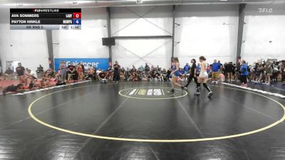 56 lbs Rr Rnd 5 - Ava Sommers, Lady Warriors United - W vs Payton Hinkle, MGW Monkey Business - W