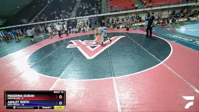 130 lbs Quarters & Wb (16 Team) - Makenna Duran, Oregon Red vs Ashley Smith, New Mexico